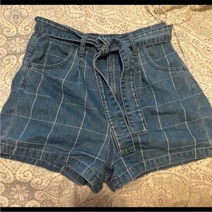 Madewell Denim Paperbag shorts